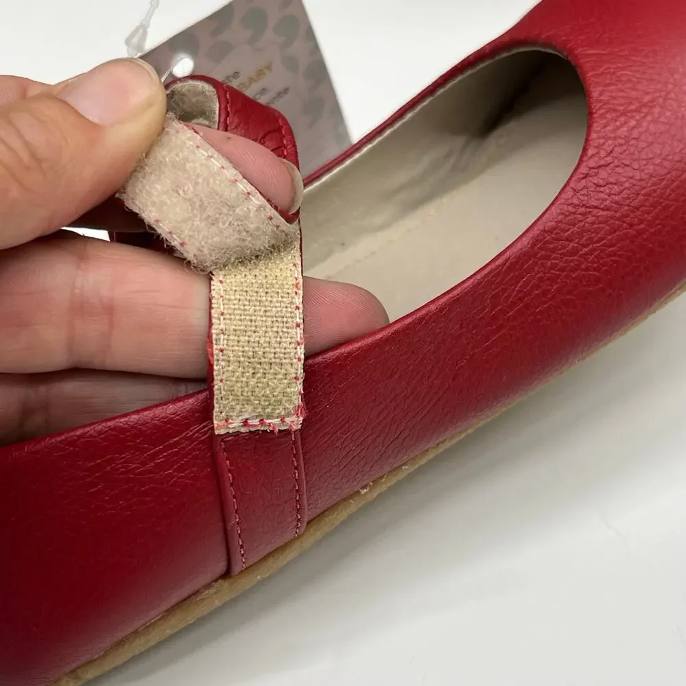 NWT Toke Size 31 (USA 12) Red Mary Janes